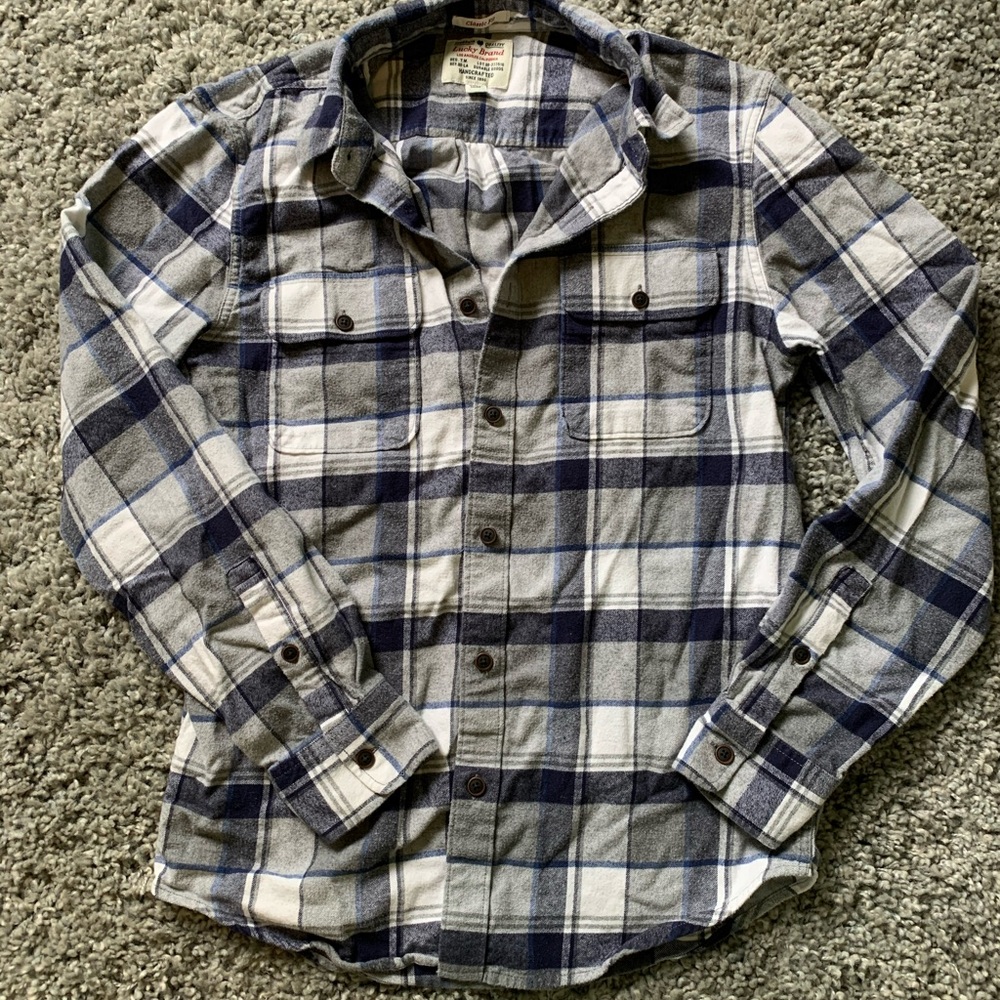 Lucky brand plaid shirt